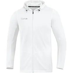 JAKO Kinder Kapuzenjacke Run 2.0, weiß, 164