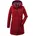 Damen Funktionsparka/Parka mit abzippbarer Kapuze PRK rot 38