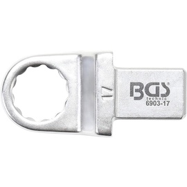 BGS 6903-17 | Einsteck-Ringschlüssel | 17 mm | Aufnahme 14 x 18 mm