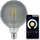Ichona Spectrum LED Smart Leuchtmittel Globe G125 4,9W E27 Rauchglas 350lm 4000-6500K CCT Dimmbar App Google Alexa