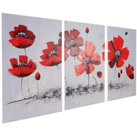 MCW ÖLGEMÄLDE MOHNBLUME HANDGEMALT Mehrfarbig