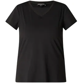 Base Level Curvy V-Shirt Schwarz 48