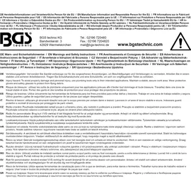 BGS Diy 433 Standhahn-Mutternschlüssel 180°