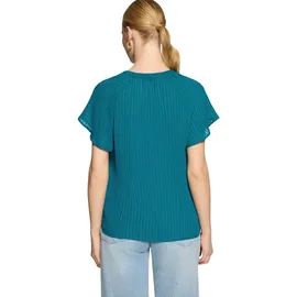 Zero Klassische Bluse Deep Lagoon 42