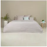 sei Design Luxus Tagesdecke Moderne Steppdecke Wohndecke Überwurf Sofadecke 220x240 220x260 (Taupe/Weiß, 220 x 240 cm)