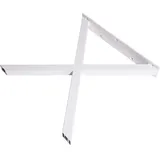 Dieda Tischuntergestell X-Form Weiß 700 mm x 710 mm