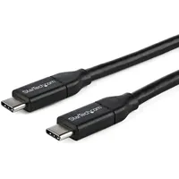 Startech StarTech.com USB-C auf USB-C Kabel 5A Power Delivery - St/St - 1m - USB 2.0 - USB-IF zertifiziert - USB Typ C Kabel (USB2C5C1M)