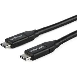 Startech StarTech.com USB-C auf USB-C Kabel 5A Power Delivery - St/St - 1m - USB 2.0 - USB-IF zertifiziert - USB Typ C Kabel (USB2C5C1M)