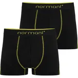 Normani Boxershorts Stanley gelb/schwarz S 2er Pack
