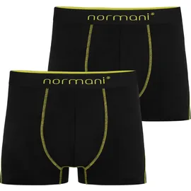 Normani Boxershorts Stanley gelb/schwarz S 2er Pack