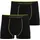 Normani Boxershorts Stanley gelb/schwarz S 2er Pack