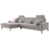 Die PlanBar Ecksofa »MP-IN20110 L-Form«, optional mit Funktionen erhältlich, mit Federkern-Polsterung rosa