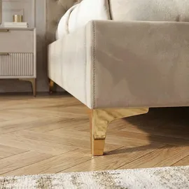 CARO-Möbel GLAMOUR 149 x 208 cm Beige