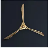 FineBuy Wanddekoration in Gold / Aluminium / 85x10x85 | Gr.: onesize