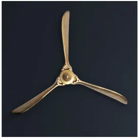 FineBuy Wanddekoration in Gold / Aluminium / 85x10x85 | Gr.: onesize