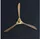FineBuy Wanddekoration in Gold / Aluminium / 85x10x85 | Gr.: onesize