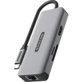 Sitecom 6 in 1 USB-C LAN Multiport Adapter