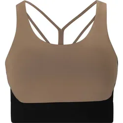 ATHLECIA Damen BH Lris W Color Block Bra, Black, XS