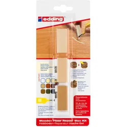 edding 8902 Holzboden-Reparatur-Wachs-Set buche/ahorn (3er Blister)