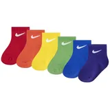 Nike 6-Pack Ankle Socken Baby - Kinder, Multi, 6-12M