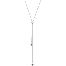 Elli Y-Kette Kugel Ball Rund Verstellbar 925 Silber Ketten   Damen 