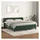 vidaXL Boxspringbett 180 x 200 cm Dunkelgrün