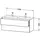 Duravit Waschtischunterschrank 2 Auszüge 129 x 55 x 48,1 cm Grau Matt