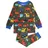 Toby Tiger Pyjama in Anthrazit/ Bunt | Gr.: 98