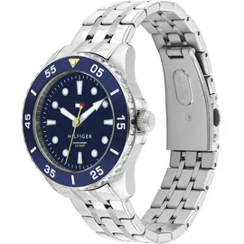 Tommy Hilfiger KIDS 1720049 36 Edelstahlgehäuse silber Sportarmband blau