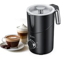 COLDFILL Milchaufschäumer Elektrisch 8-in-1, Automatischer Milchschäumer 400ml für Heiße & Kalte Schäume, Spülmaschinengeeignet, Leise, Abnehmbares, für Cappuccino, Hafermilch, Latte, Sojamilch
