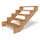 Gartenwelt Riegelsberger Terrassentreppe 5-stufig 95 cm Massivholz