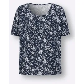 Classic Basics Kurzarmshirt Blau 50