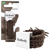 Bellody Original Haargummis Mocha Brown 4 Stück