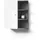 livinity Livinity® Badschrank, Fucino, Weiß Hochglanz, 47.2 x 59.2 cm