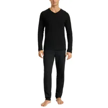 SCHIESSER Herren Schlafanzug Uncover by Pyjama Uncover by Schiesser (2 tlg) Schwarz 50