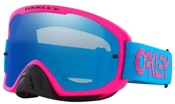 OAKLEY O Frame 2.0 Pro MX Brille - Blau Crackle Schwarz Ice Iridium Linse