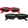 URBAN CLASSICS Sunglasses Lefkada 2-Pack schwarz, - ONE SIZE