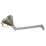 Samoa-Hallbauer Winkeltrichter Metall 180 mm weiß