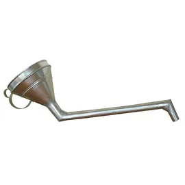 Samoa-Hallbauer Winkeltrichter Metall 180 mm weiß