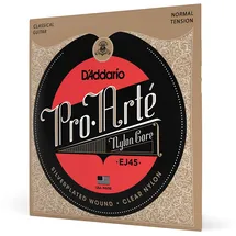 D'Addario EJ45 Pro-Arte Nylon-Saiten für Konzertgitarre, normale Spannung