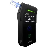 ACE-Instruments Alkoholtester X, digital, Alkoholmessgerät, mit OLED-Display, polizeigenau