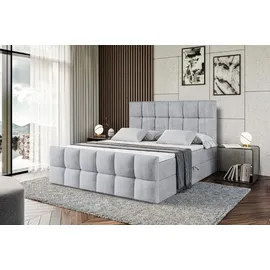 altdecor BOXBETT RICAR-Z - 160 x 200 - H4 - Hellgrau