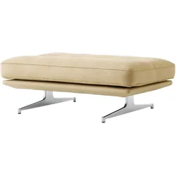 &Tradition Inland AV32 Pouf, polished aluminium / acca 0231
