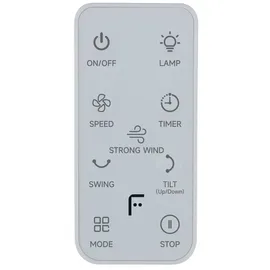Fakir TVC 800 Standventilator Weiß/Braun