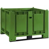 BRB-Lagertechnik Palettenbox 1200 x 800 x 850 mm 2-tlg. grün