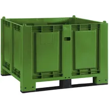 BRB-Lagertechnik Palettenbox 1200 x 800 x 850 mm 2-tlg. grün