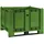 BRB-Lagertechnik Palettenbox 1200 x 800 x 850 mm 2-tlg. grün