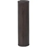 vidaXL Teppich, Rechteckig Dunkelbraun 80x300 cm