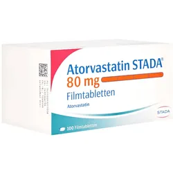 Atorvastatin Stada 80 mg Filmtabletten 100 St