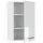 Vicco Badschrank Fame-Line Weiß Hochglanz, 45 x 72 cm